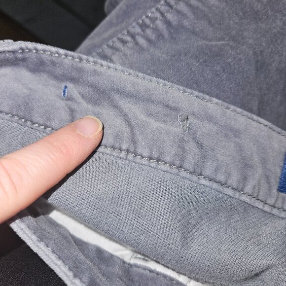 Talbots Solid Gray Velvet Pants Cropped Size 6 READ - Picture 8 of 13